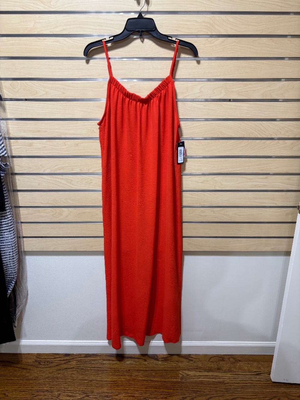 Tash & Sophie red maxi relaxed slip dress size L